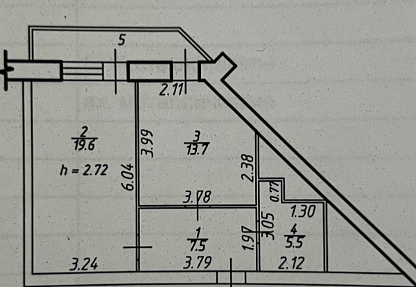 1-к. квартира, 53 м², 15/18 эт.