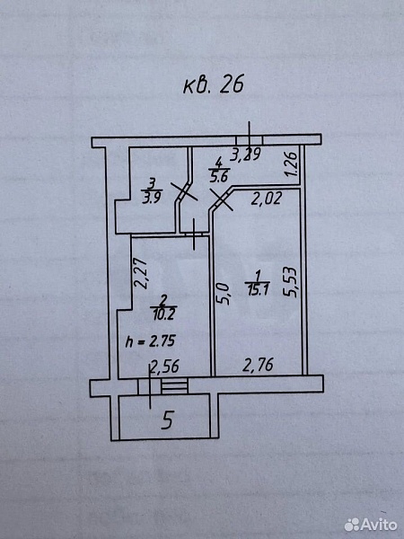 1-к. квартира, 35 м², 4/10 эт.