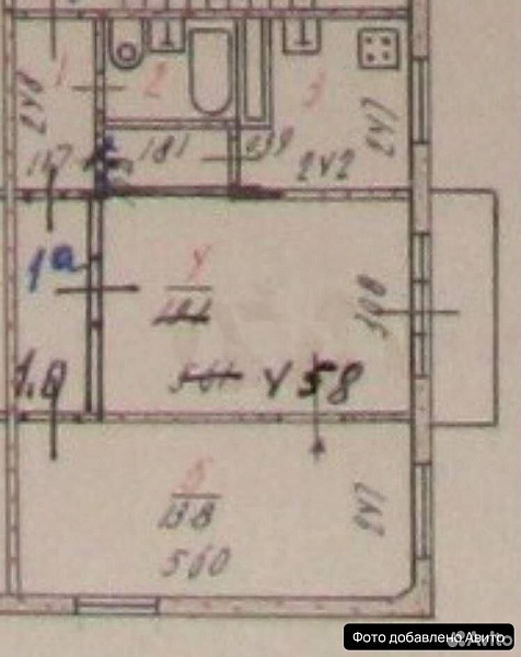 2-к. квартира, 45 м², 2/5 эт.