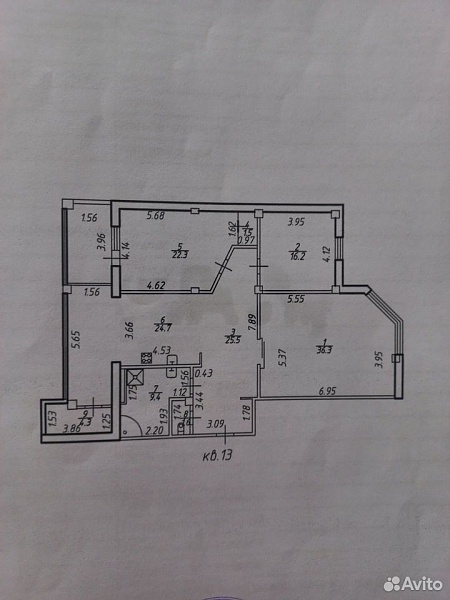 3-к. квартира, 142 м², 11/14 эт.