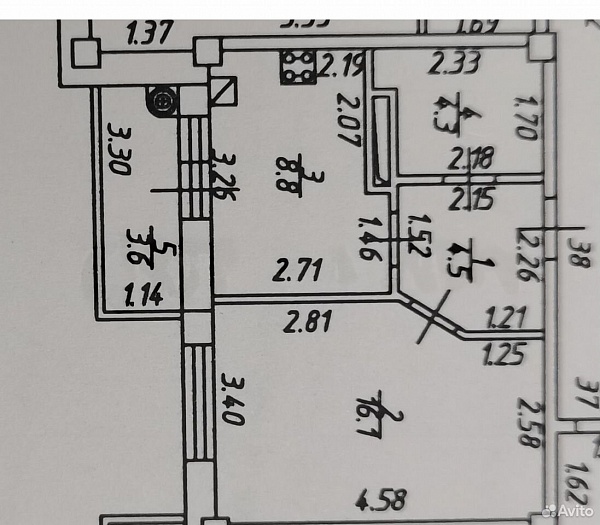 1-к. квартира, 37,2 м², 9/16 эт.