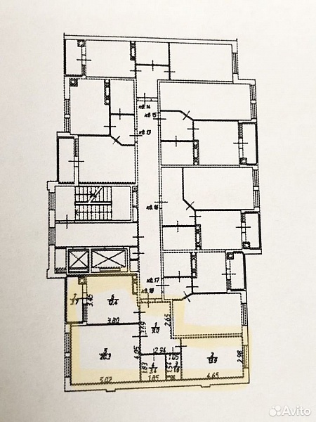 2-к. квартира, 60,6 м², 3/6 эт.