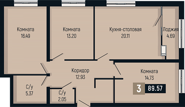 Квартира — Башня Успех