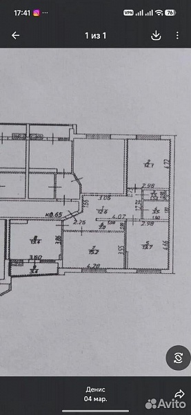 3-к. квартира, 76,6 м², 13/18 эт.