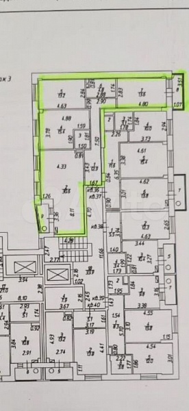 3-к. квартира, 101 м², 3/9 эт.