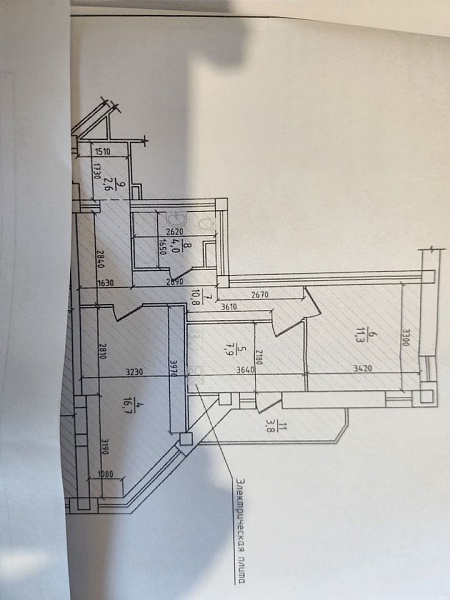 2-к. квартира, 53,4 м², 14/17 эт.